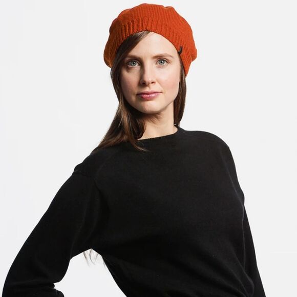 Dinadi Merino Beret - Burnt Orange - Picture 11 of 11
